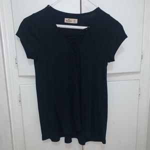 Hollister Criss Cross Black Top